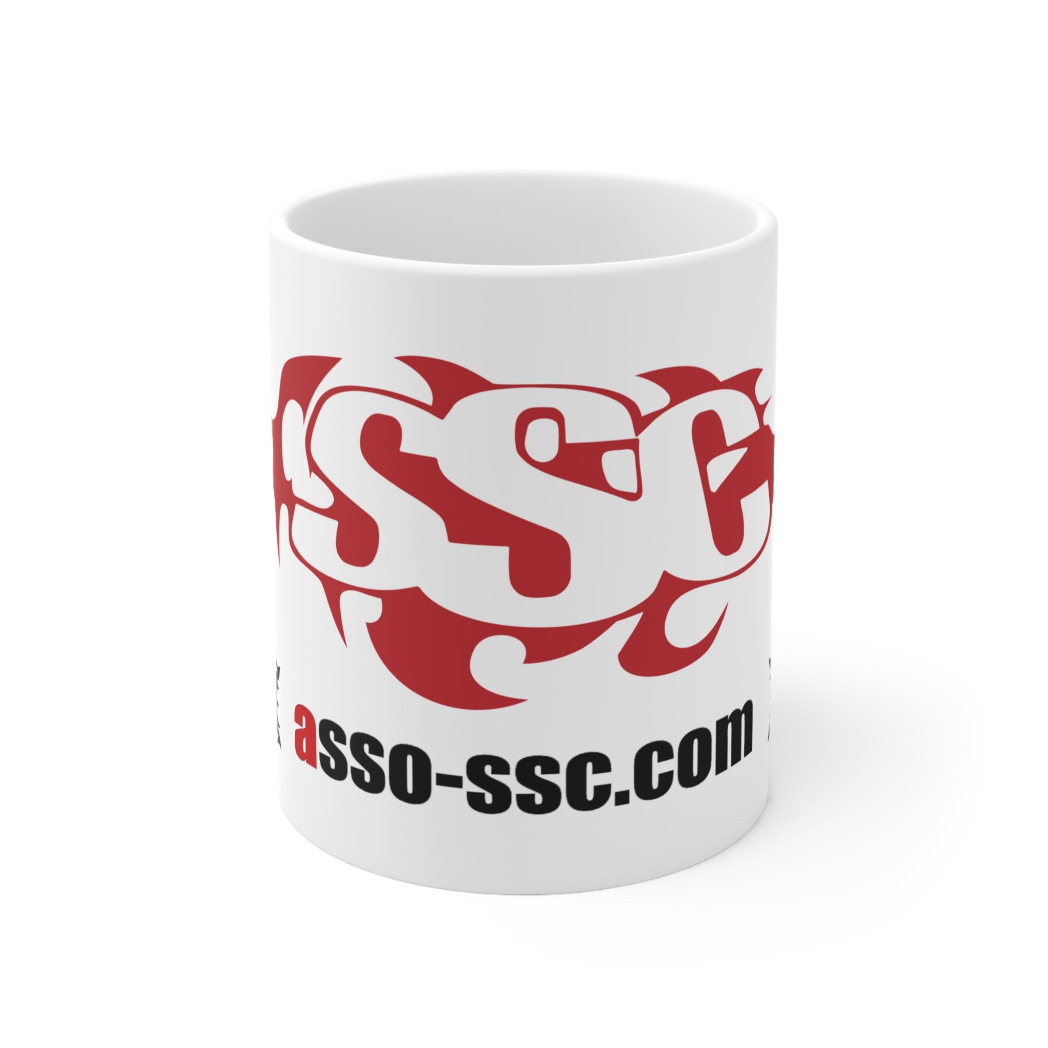 E005A - Mug (tasse) Blanc 11oz "Asso-ssc.com"