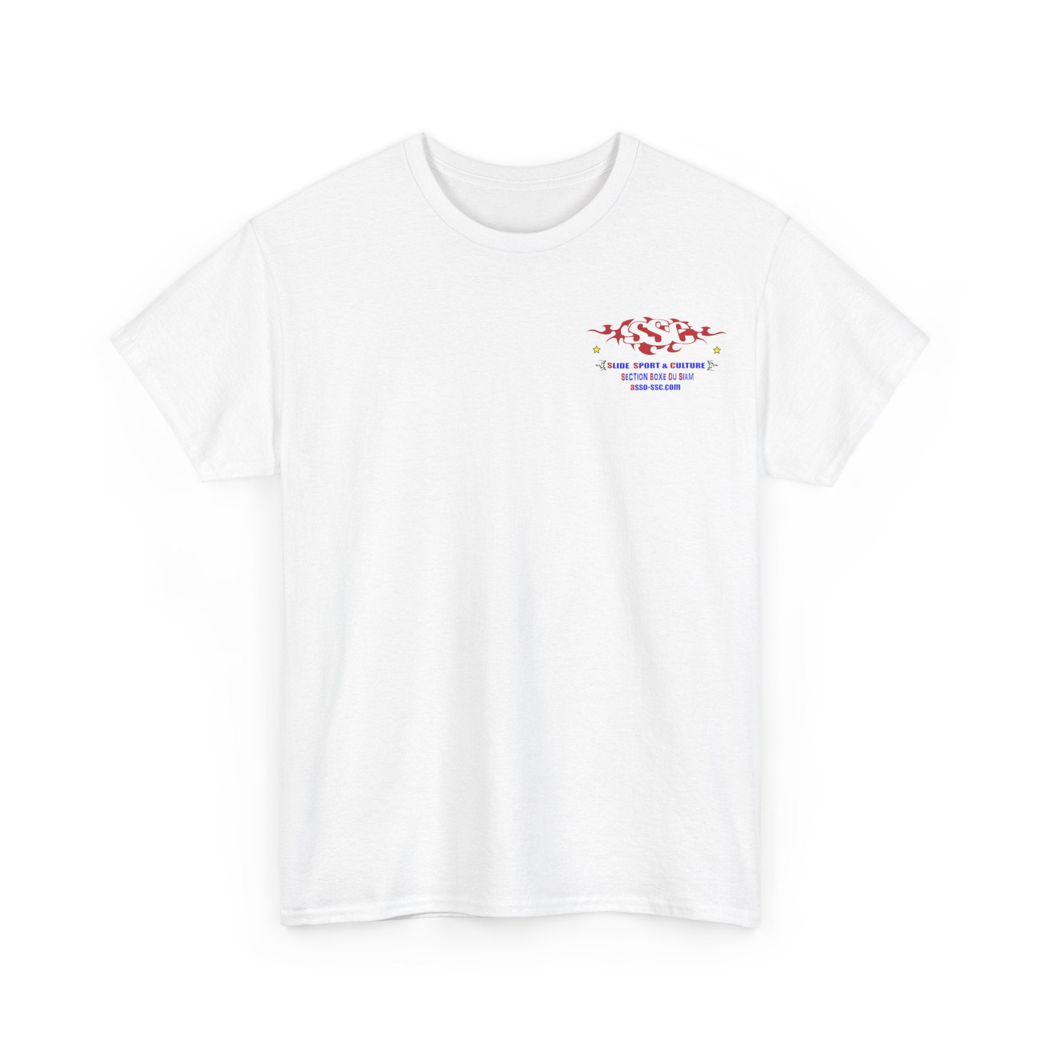 C003A T-shirt Muay Thaï "Hanuman Boxe Thaï" pour adultes, homme ou femme, noir ou Blanc - Qualité Premium au Meilleur Prix